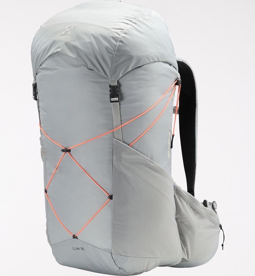 Haglöfs Mens L.I.M 35 Hiking Backpack Grey/Black New Zealand 04253EMVA